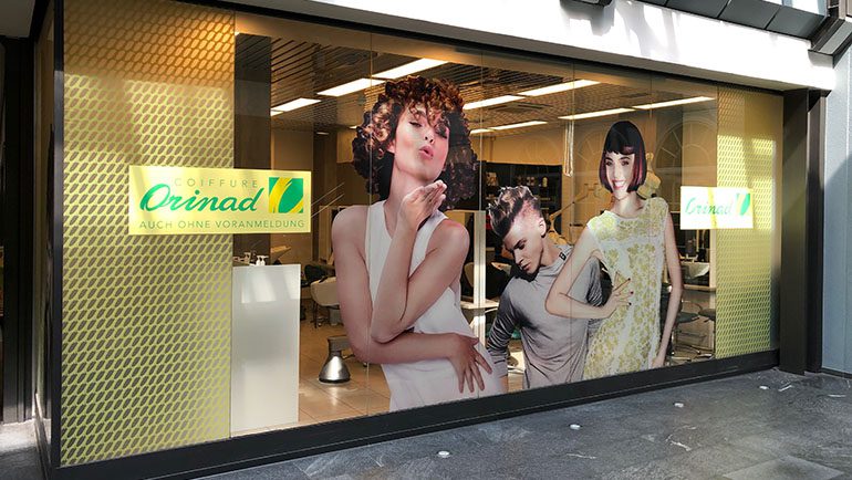 Friseur Bern Aussenansicht, Orinad Coiffure