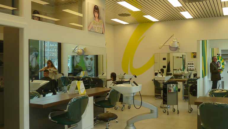 Orinad Coiffeur WestLink, Altstetten, Innenansicht