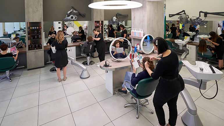 Orinad Coiffeur Zürich Seefeld Innenansicht