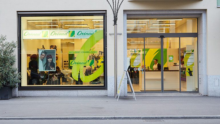 Orinad Coiffeur Zürich Seefeld Aussenansicht
